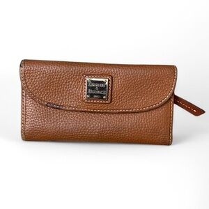 Dooney & Bourke Brown Leather Wallet